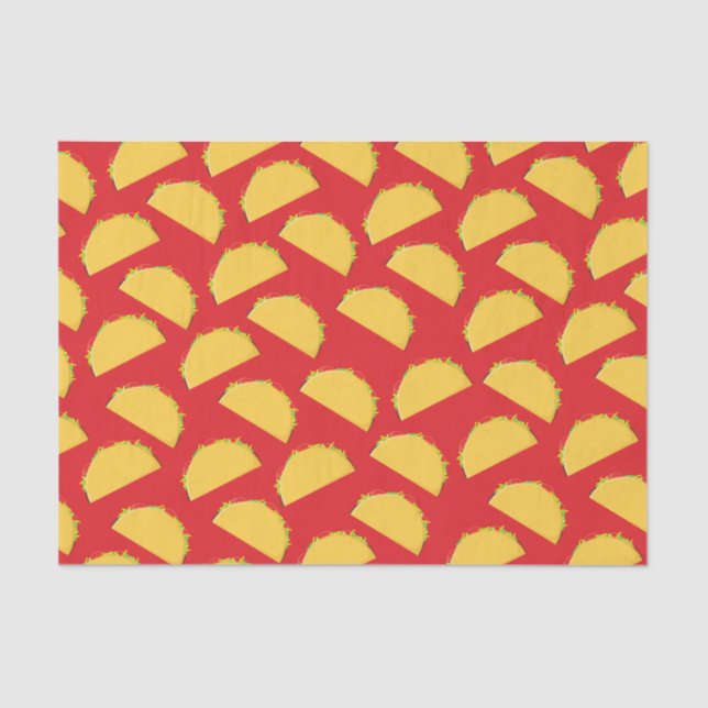 Taco Birthday Party Mexican Food Tissue Paper (Front)