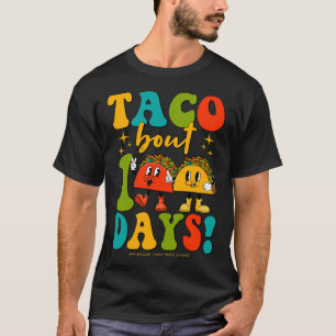 Taco Bout 100 Days Of School Students Teachers Hip T-Shirt