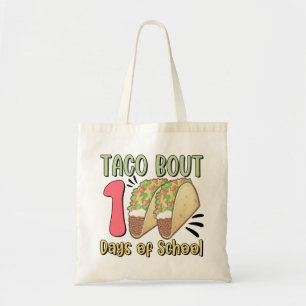 Taco Bout 100 Days of School Tote Bag
