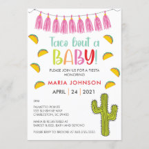 Taco Bout A Baby Baby Shower Invitation