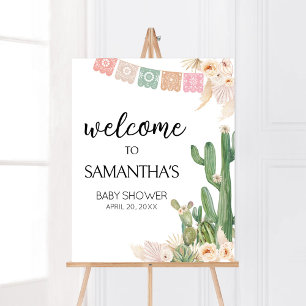 Taco Bout A Baby Baby Shower Welcome Poster