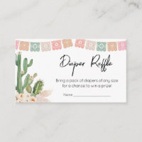 Taco Bout A Baby Boho Baby Shower Diaper Raffle