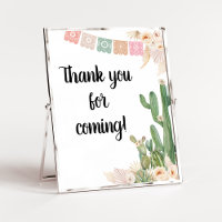 Taco Bout A Baby Boho Thank you for Coming