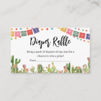 Taco Bout A Baby Fiesta Baby Shower Diaper Raffle
