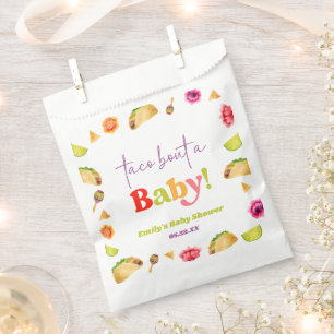 Taco Bout A Baby! Fiesta Baby Shower Favour Bags
