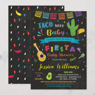 Taco Bout a Baby Fiesta Baby Shower Invitations