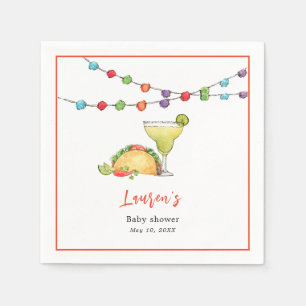 Taco bout a baby  Fiesta  Baby shower  Napkin