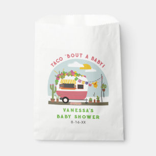 Taco Bout A Baby Hot Pink Girl Baby Shower Favour Bags