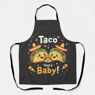 Taco Bout a Baby Pregnancy Announcement Apron
