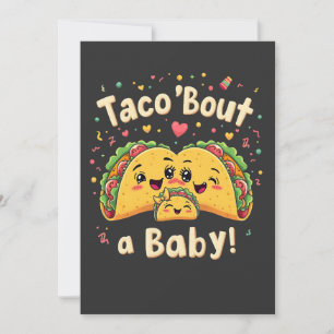 Taco 'Bout a Baby Pregnancy Tao Cinco De Mayo Invitation