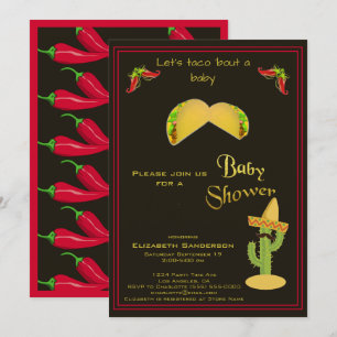 Taco bout a Baby Shower Invitation