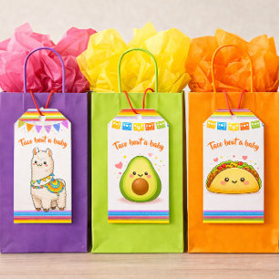Taco bout a Baby Shower Llama Gift Tags