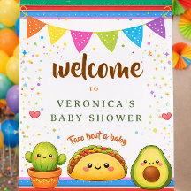 Taco bout a Baby Shower Welcome Poster