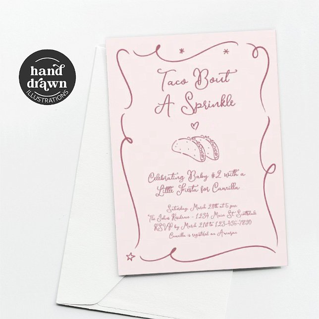 Taco Bout a Baby Sprinkle Invitation (Creator Uploaded)