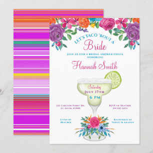 Taco Bout A Bride Bridal Shower Fiesta Invitation