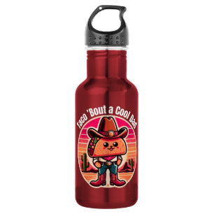 Taco ’Bout a Cool Dad Funny Cowboy 532 Ml Water Bottle