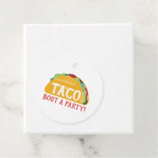 Taco Bout a Party Favour Tag