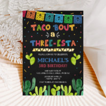 Taco bout a three esta invitation