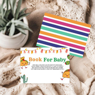 Taco bout Baby Mexican Baby Shower Book Request Enclosure Card