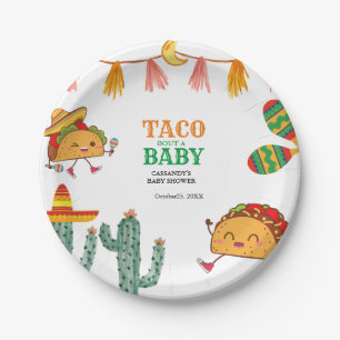 Taco bout Baby Mexican Baby Shower favours Paper Plate