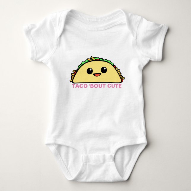 Taco Bout Cute Baby Bodysuit (Front)