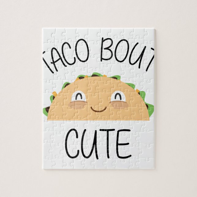 Taco Bout Cute Jigsaw Puzzle (Vertical)