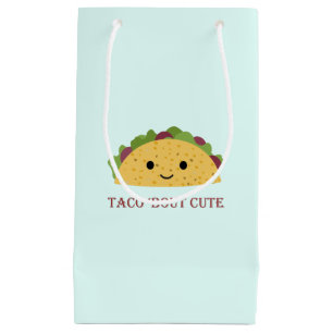 Taco Bout Cute Kawaii Taco Small Gift Bag