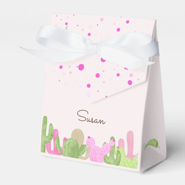 Taco bout fun fiesta mexican girl birthday favour box (Front Side)