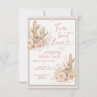 Taco Bout Love Bridal Shower Blush Cactus