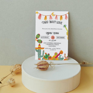 Taco 'Bout Love Cactus Bridal shower Invitation