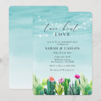 Taco 'Bout Love Cactus Fiesta Engagement