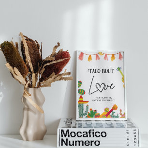 Taco bout Love cactus Taco Bar Sign