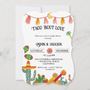 Taco 'Bout Love  Couples Shower Cactus