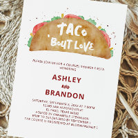 Taco 'Bout Love Couples Shower Fiesta Invitation