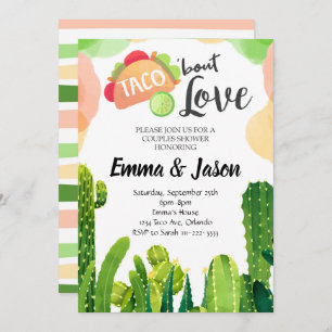 Taco Bout Love Couples Shower Invitation