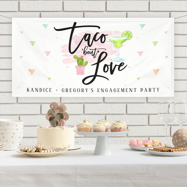 Taco Bout Love Engagement Party  Banner (Creator Uploaded)