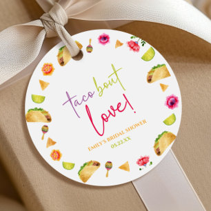 Taco Bout Love! Fiesta Bridal Shower Favour Tags