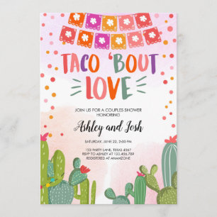 Taco Bout Love Fiesta Couples Shower Invitation