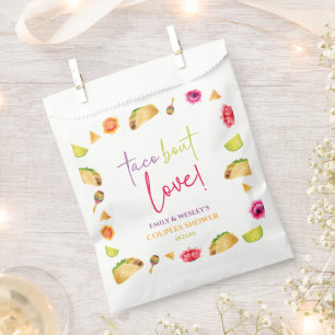Taco Bout Love! Fiesta Wedding Couples Shower Favour Bags