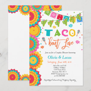 Taco Bout Love Invitation Couples Fiesta Shower