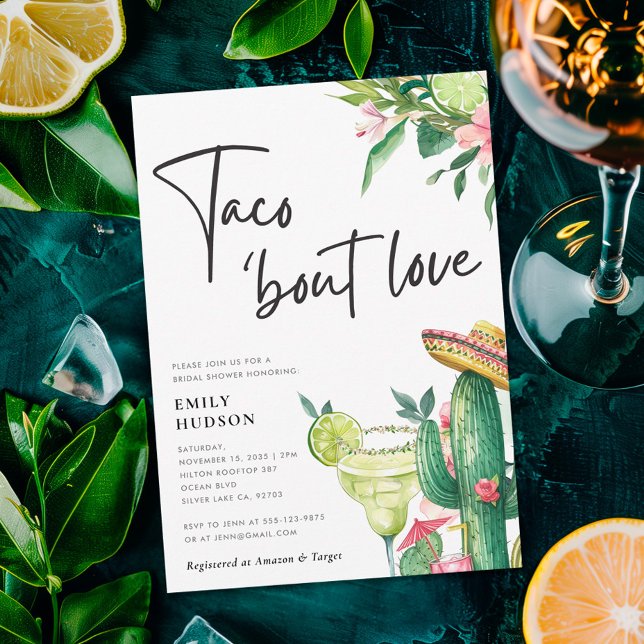 Taco Bout Love Mexican Bridal Shower Invitation (Creator Uploaded)