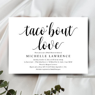 taco bout love, Modern Bridal Shower Invitation