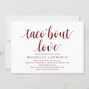 taco bout love, Modern Bridal Shower Invitation