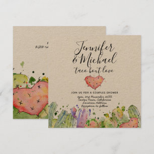 Taco Bout Love - Modern Fun Fiesta Wedding Invites