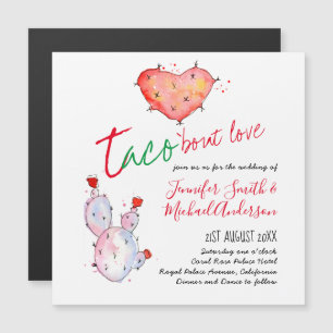 Taco Bout Love Modern Fun Fiesta Wedding Invites