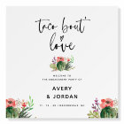 Taco Bout Love Watercolor Engagement Party Welcome