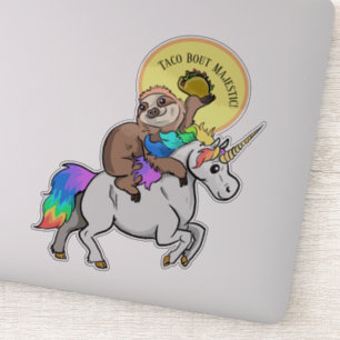 Taco Bout Majestic Sloth Riding Unicorn