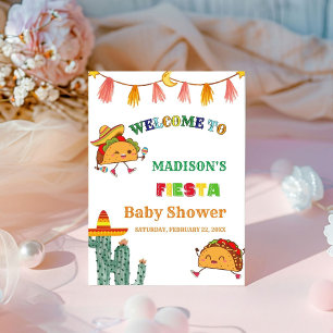 Taco Bout Mexican  Baby shower Welcome Sign