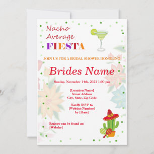 Taco Bridal Shower Invitation