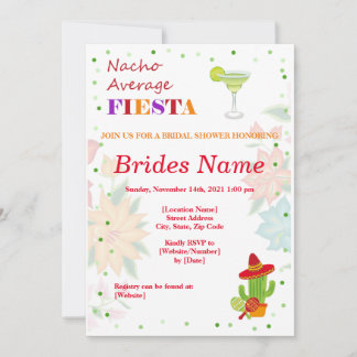 Taco Bridal Shower Invitation